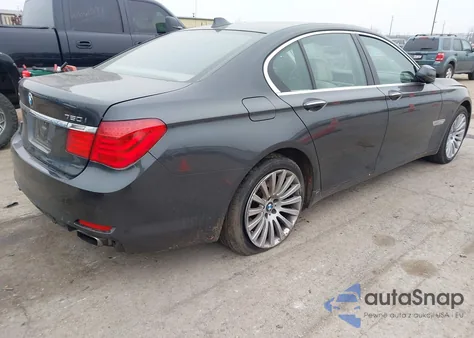 2012 BMW 750I xDrive из США, поврежденный, VIN WBAKC6C55CC395805